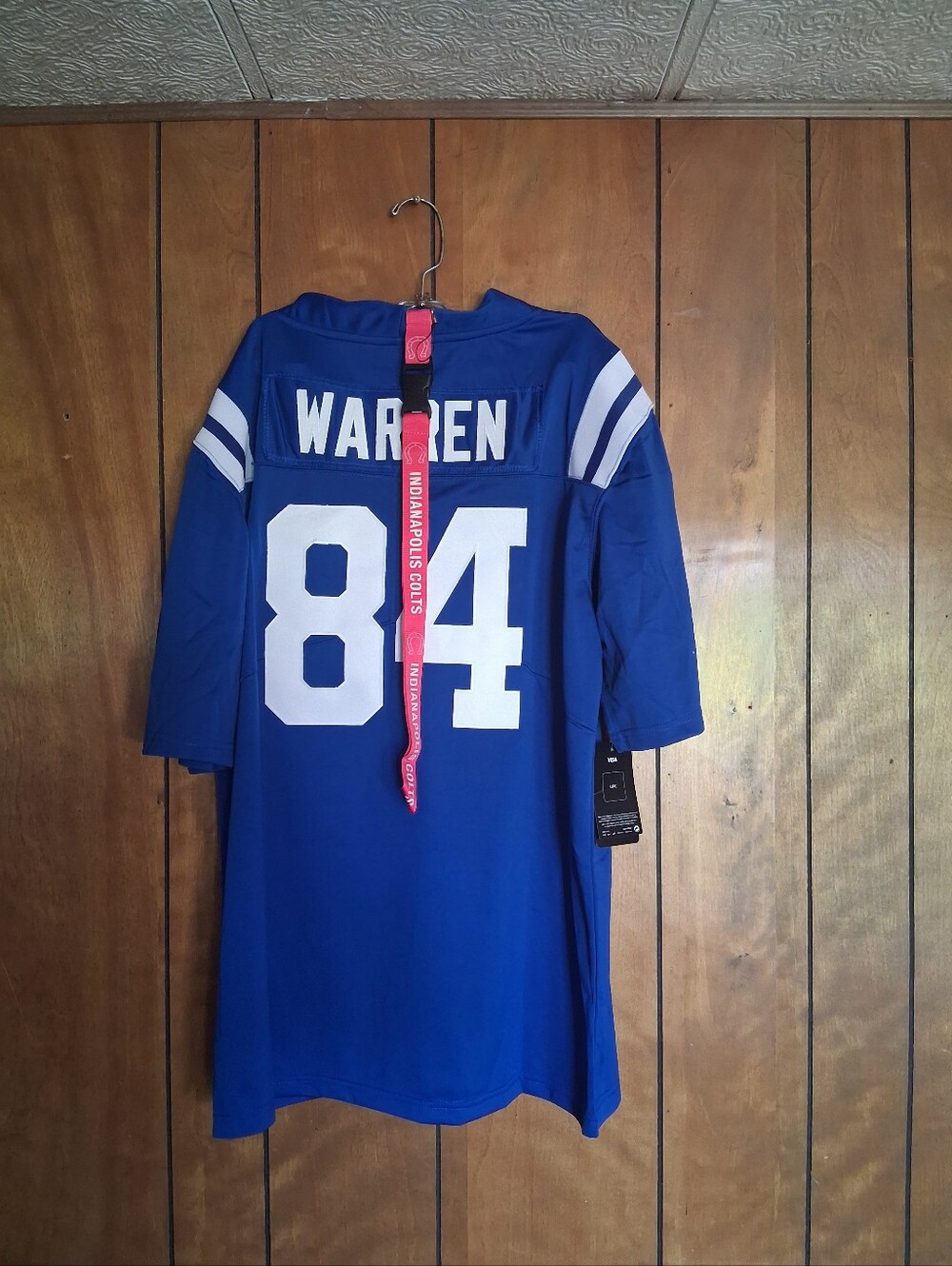 Colts Lanyard With Large Tyler Warren Jersey